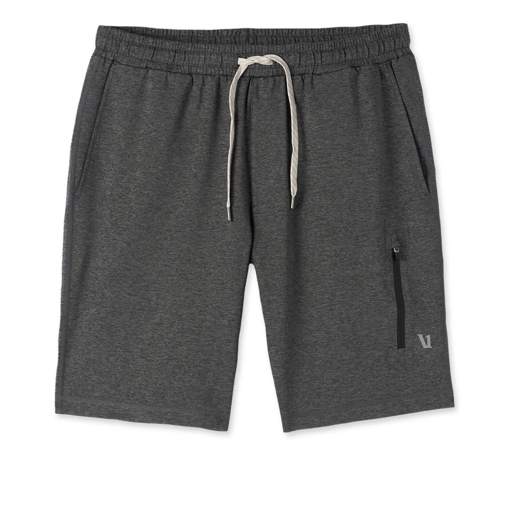 Vuori Sunday Performance Shorts - Charcoal Heather - Men’s S Small - New